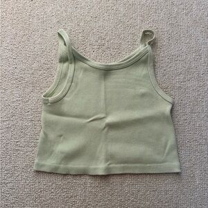Brandy Melville Sage Ribbed Camisole